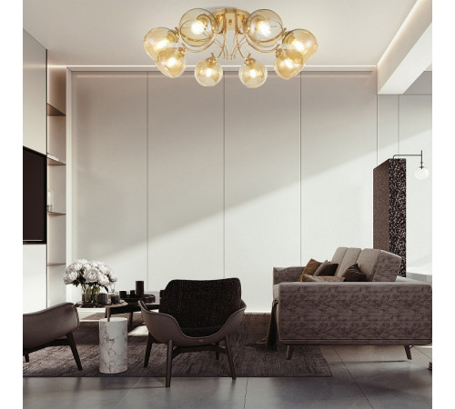Потолочная люстра Arte Milano Napoli 330566/8 FGD УЦ Потолочная люстра Arte Milano Napoli 330566/8 FGD УЦ