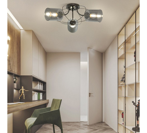 Потолочная люстра Arte Milano Napoli 336336/3 BK Потолочная люстра Arte Milano Napoli 336336/3 BK