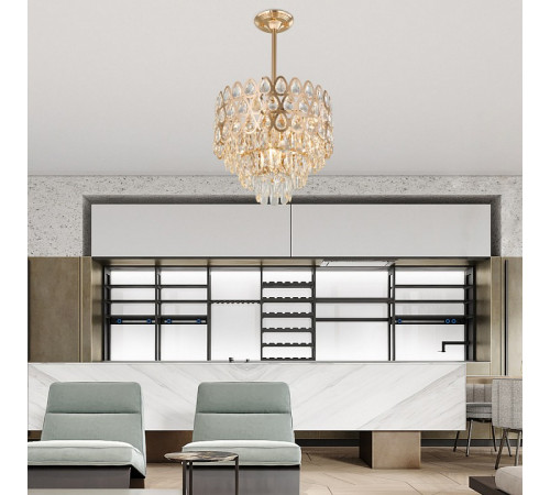 Люстра на штанге Arte Milano Sorrento 372019/6/300/390 GD Люстра на штанге Arte Milano Sorrento 372019/6/300/390 GD