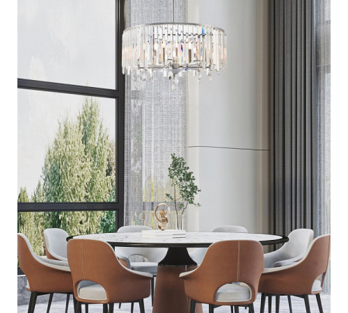 Люстра на штанге Arte Milano Sorrento 372509/8/250/590 CR Люстра на штанге Arte Milano Sorrento 372509/8/250/590 CR