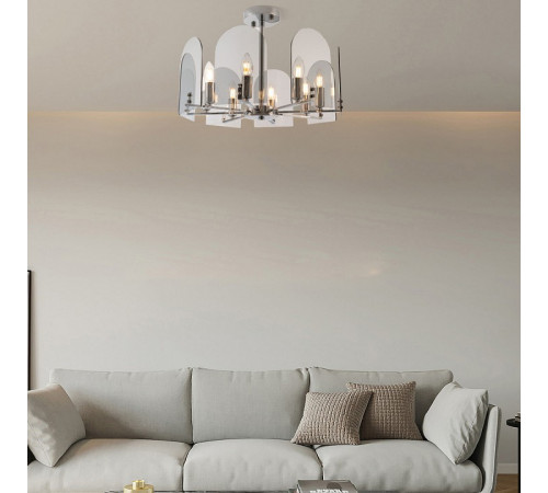 Люстра на штанге Arte Milano Sorrento 377309/8/480 CR Люстра на штанге Arte Milano Sorrento 377309/8/480 CR