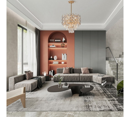 Люстра на штанге Arte Milano Sorrento 378019/6/300/390 GD