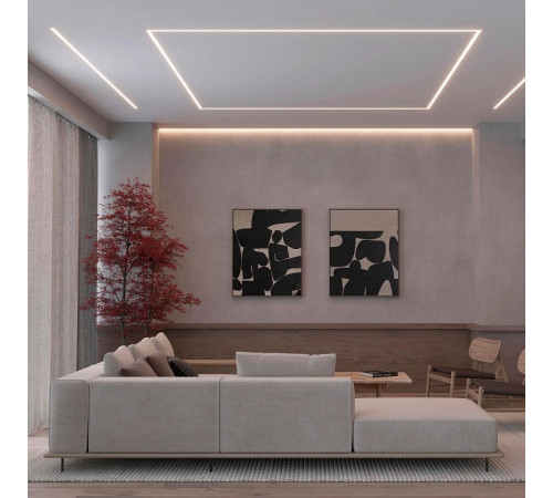 Профиль Arlight STRETCH-20-CEIL-D-CENTER-2000 WHITE 042948