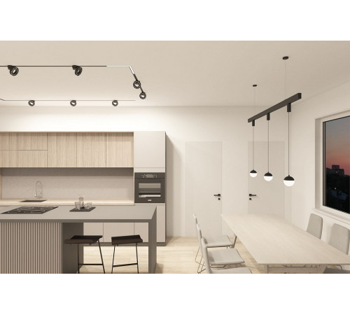 Трековый однофазный светильник Denkirs Smart Grill DK8030-BK Трековый однофазный светильник Denkirs Smart Grill DK8030-BK