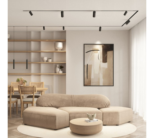 Трековый однофазный светильник Denkirs Simple Spot DK8220-BK Трековый однофазный светильник Denkirs Simple Spot DK8220-BK