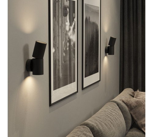 Настенный светильник Elektrostandard Deep 40126/LED черный 4690389193880 a062926