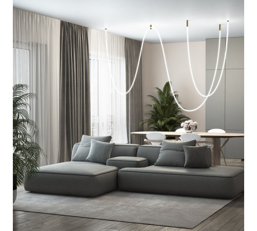 Крепления для гибкого неона Elektrostandard Full light FL 2880 латунь 4690389195891 a063430
