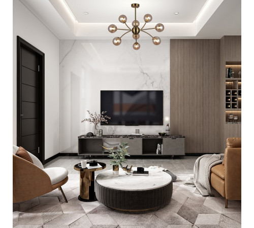 Люстра на штанге Escada Infinity 10164/9PL Copper Люстра на штанге Escada Infinity 10164/9PL Copper