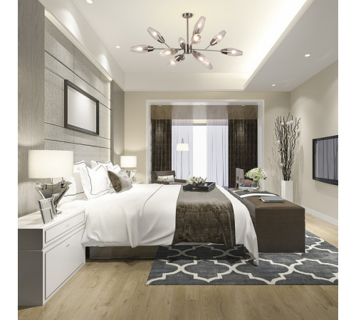 Люстра на штанге Escada Desire 10165/12PL Nickel
