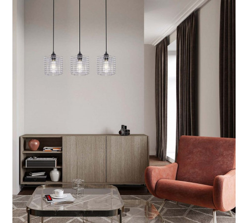 Подвесной светильник Escada Grid 10190/3S Chrome