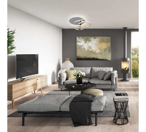 Потолочная люстра Escada Contour 10213/2LED BL Chrome Потолочная люстра Escada Contour 10213/2LED BL Chrome