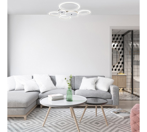 Потолочная люстра Escada Saturn 10268/6LED Silver