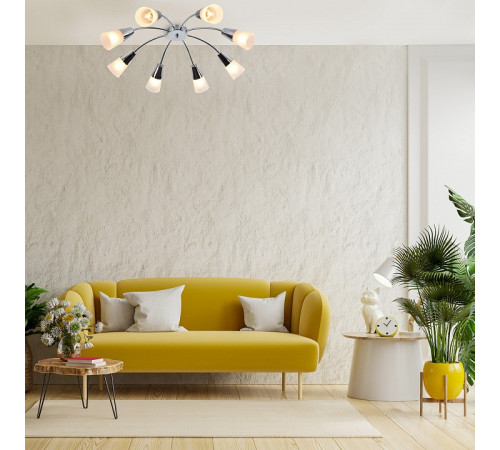 Потолочная люстра Escada Aquilegia 1100/8P Chrome