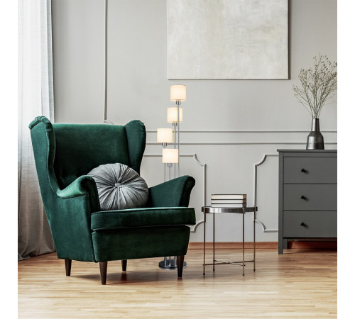 Торшер Escada Denver 1109/4 Chrome/Beige УЦ Торшер Escada Denver 1109/4 Chrome/Beige УЦ