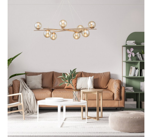 Подвесная люстра Escada Balance 1119/8S Gold