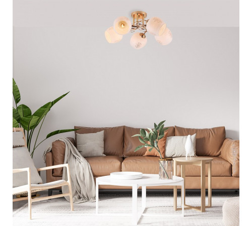 Потолочная люстра Escada Anemone 1121/5PL Потолочная люстра Escada Anemone 1121/5PL