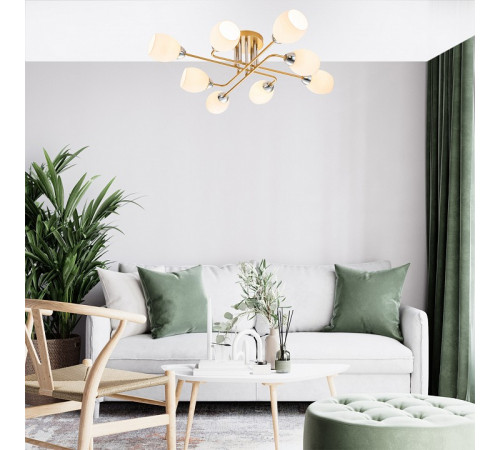 Потолочная люстра Escada Hope 1132/8P Gold