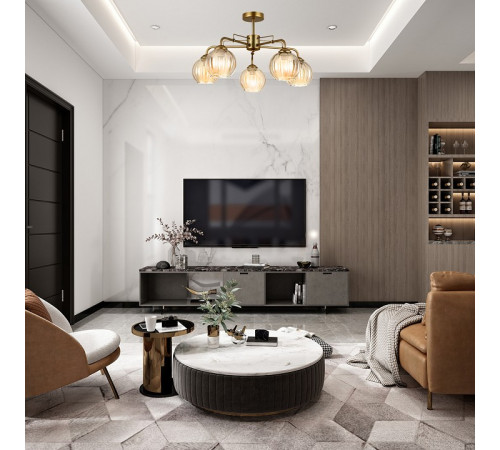 Люстра на штанге Escada Clever 1135/5P