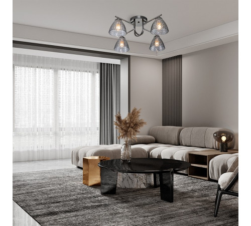 Потолочная люстра Escada Adonis 659/4PL Black