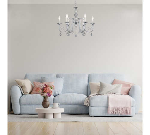 Подвесная люстра Escada Shine 678/6PL Chrome