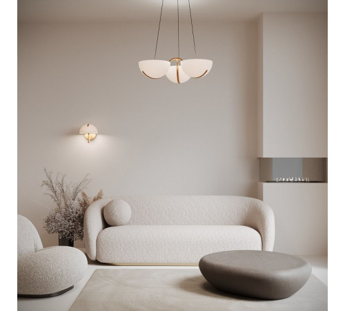 Подвесная люстра Eurosvet Emisfero 50083/3 LED золото a069300