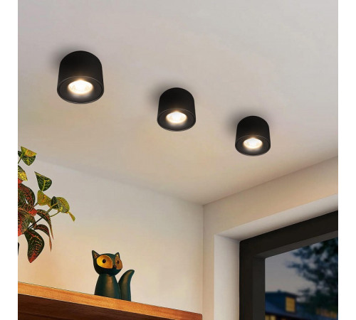 Накладной светильник Loft IT Tictac 10219 Black 3000K Накладной светильник Loft IT Tictac 10219 Black 3000K
