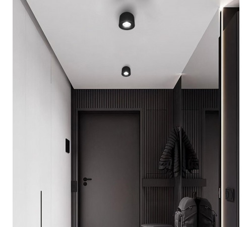 Накладной светильник Loft IT Tictac 10219 Black 4000K Накладной светильник Loft IT Tictac 10219 Black 4000K