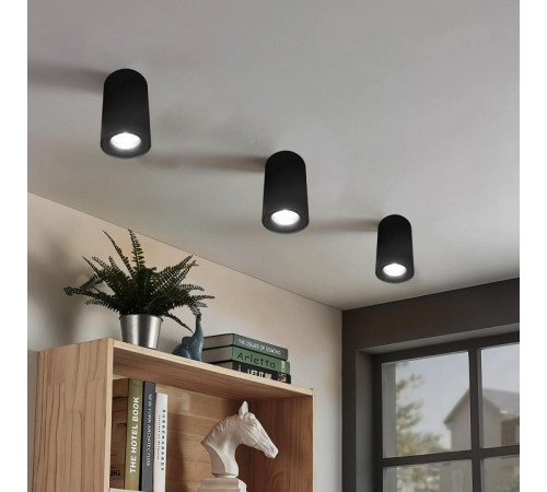Накладной светильник Loft IT Tictac 10220 Black 4000K Накладной светильник Loft IT Tictac 10220 Black 4000K