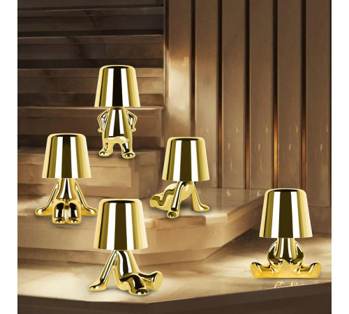 Настольная лампа Loft IT Brothers 10233/E Gold