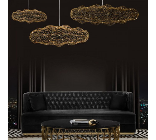 Подвесная люстра Loft IT Cloud 10247/1500 Gold