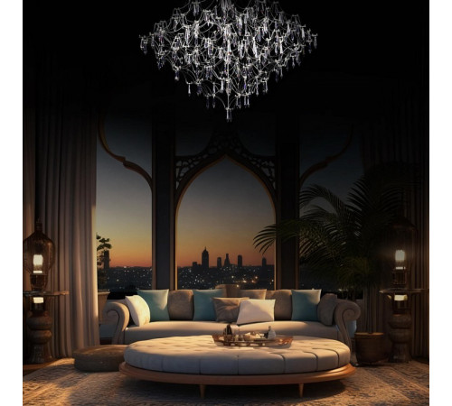 Подвесная люстра Loft IT Mira 10259/1000 Silver Asfour