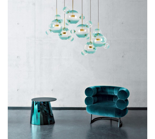Подвесной светильник Loft IT Bolle 2027-P6 Blue mini Подвесной светильник Loft IT Bolle 2027-P6 Blue mini
