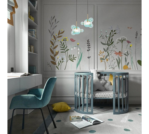 Подвесной светильник Loft IT Bolle 2027-P6 Blue mini Подвесной светильник Loft IT Bolle 2027-P6 Blue mini