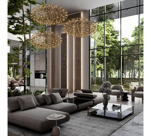 Подвесная люстра Loft IT Raimond 9027-75 Gold