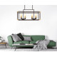 Подвесная люстра Lumina Deco Waldorf LDP 1140-8 BK+MD