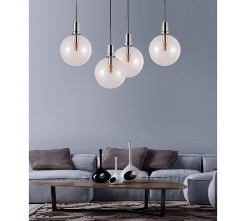 Подвесной светильник Lumina Deco Dorito LDP 1212-250 GY+CHR Подвесной светильник Lumina Deco Dorito LDP 1212-250 GY+CHR