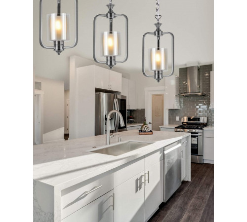 Подвесной светильник Lumina Deco Atlanta LDP 1222-1 CHR+WT