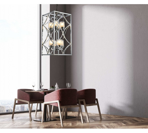 Подвесная люстра Lumina Deco Quadrato LDP 1223-8 CHR Подвесная люстра Lumina Deco Quadrato LDP 1223-8 CHR