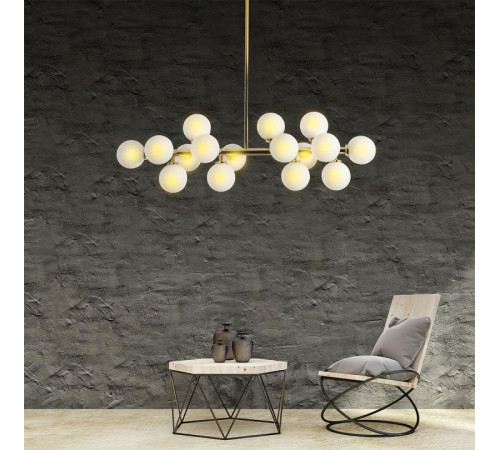 Подвесная люстра Lumina Deco Marsiada LDP 6033-16 GD Подвесная люстра Lumina Deco Marsiada LDP 6033-16 GD