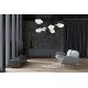 Подвесная люстра Lumina Deco Romina LDP 6037-6 WT+BK