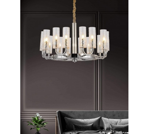 Подвесная люстра Lumina Deco Donatti LDP 8011-16 CHR