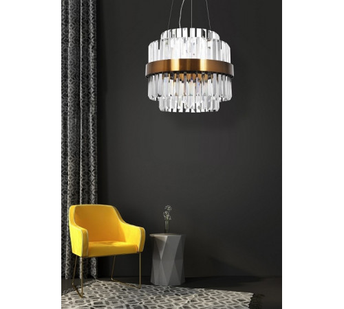 Подвесная люстра Lumina Deco Ringletti LDP 8017-400 MD