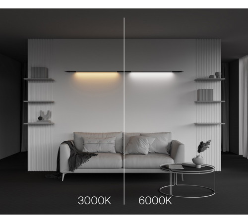 Трековый светильник Maytoni Basis C100CL-L1000-24W3-6K-B