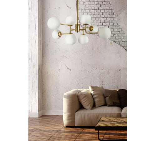 Подвесная люстра Maytoni Erich MOD221-PL-08-G