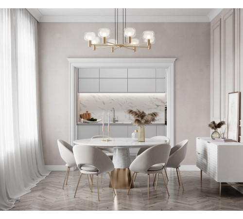 Подвесная люстра Maytoni Vision MOD411PL-08G Подвесная люстра Maytoni Vision MOD411PL-08G