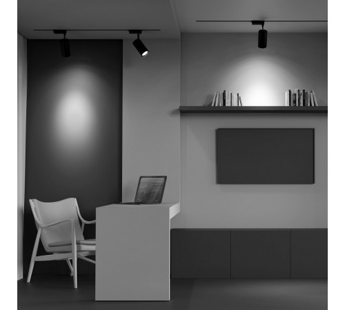 Трековый светильник Maytoni Technical Vuoro TR003-1-36W3K-M-B