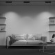Трековый однофазный светильник Maytoni Points Rot TR010-1-10W3K-M-B