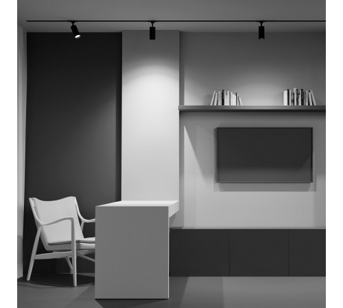 Трековый светильник Maytoni Technical Focus TR028-3-GU10-B