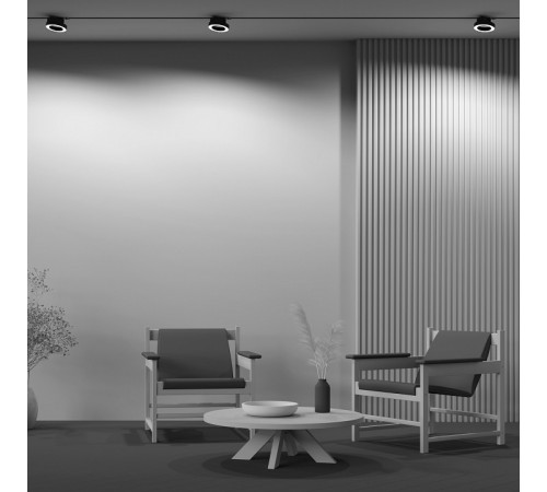 Трековый светильник Maytoni Technical Rim TR044-1-12W3K-B Трековый светильник Maytoni Technical Rim TR044-1-12W3K-B