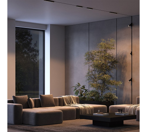 Трековый магнитный светильник Maytoni Focus LED TR103-1-5W3K-M-B Трековый магнитный светильник Maytoni Focus LED TR103-1-5W3K-M-B